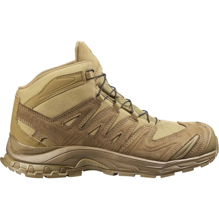 Brown Salomon Xa Forces Mid Men\'s Tactical Boots | IE GW9371